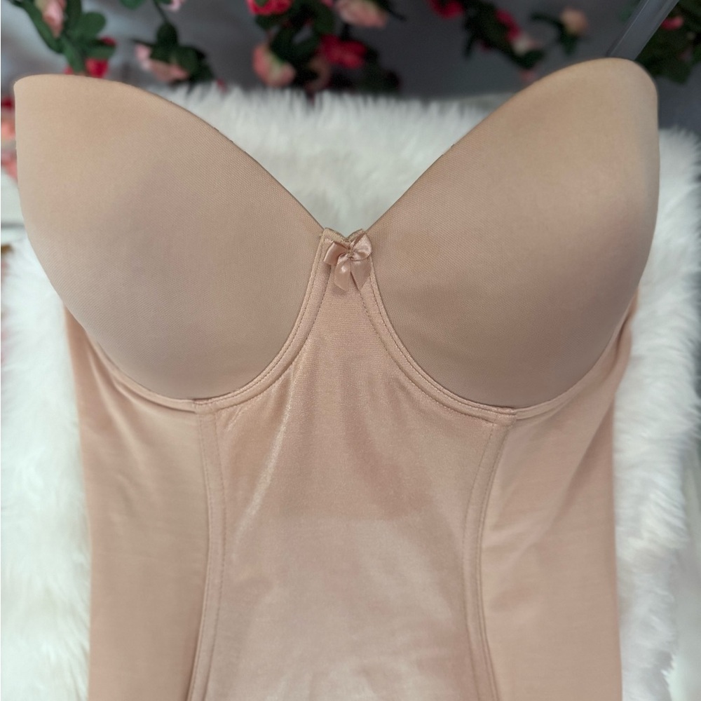 Luxe Nude Strapless Longline Bra